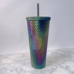Starbucks 2023 Fall Oil Slick Rainbow unicorn Iridescent Venti Tumbler 24oz